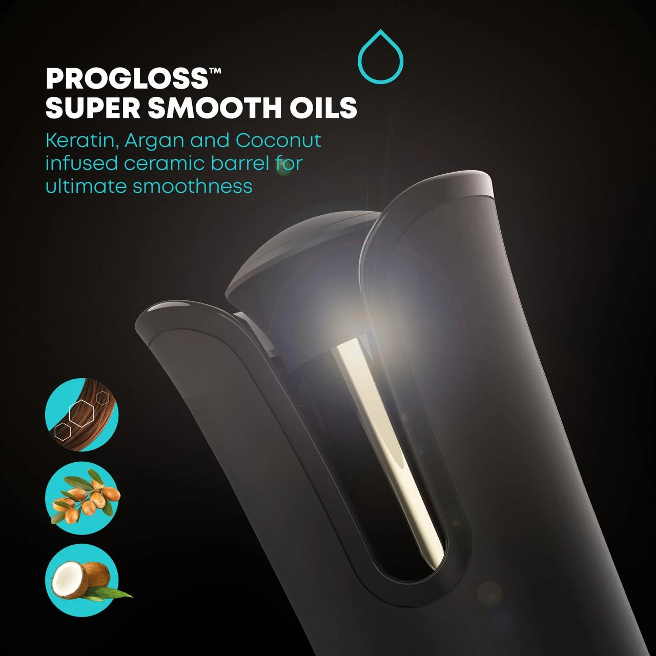 Revamp CL-2750-EU2 iGEN belaidis „Progloss Hollywood Curl“ automatinis besisukantis suktukas