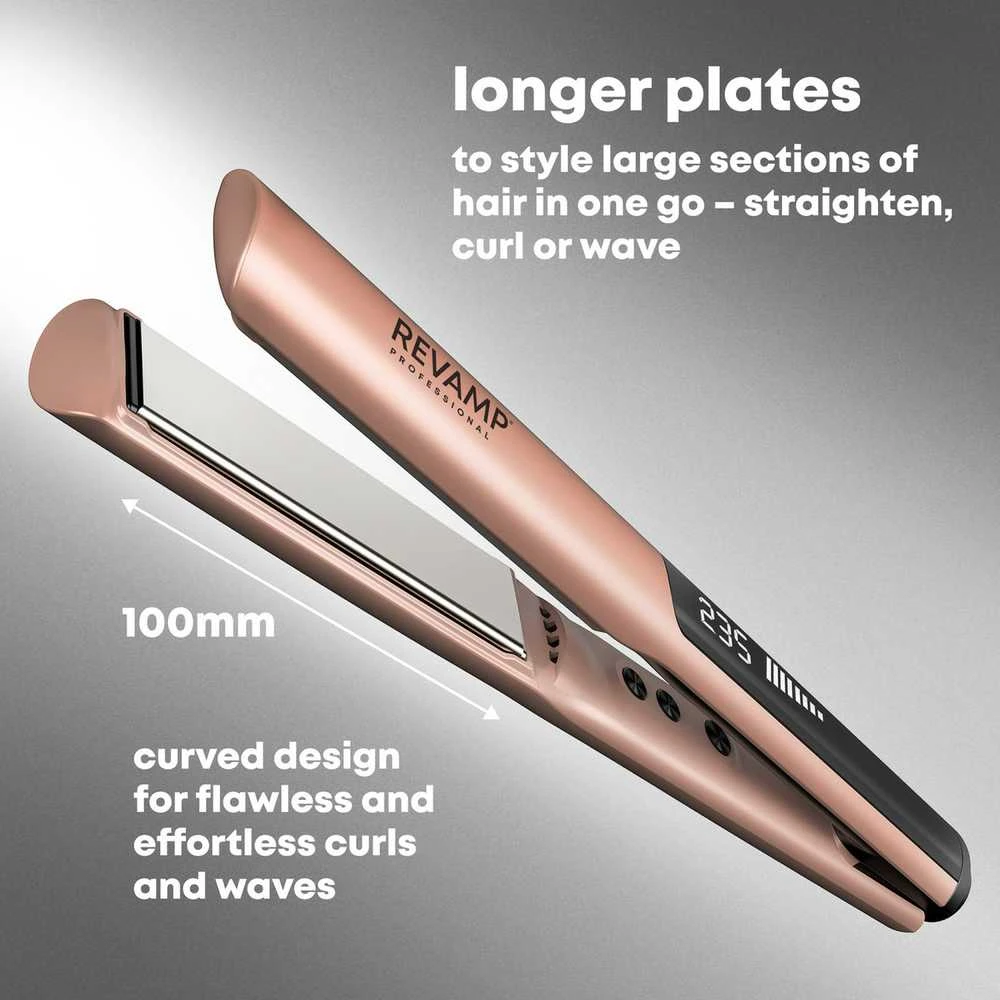 Revamp ST-1900GD-EU Dynamic Straight & Style Ceramic Plaukų tiesintuvas