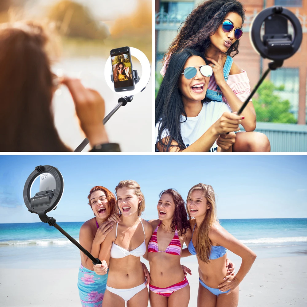 „Rio Beauty“ vaizdo tinklaraščio trikojo žiedinis šviestuvas