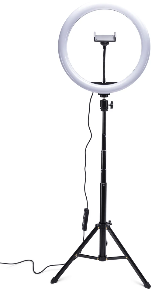 „Rio RL12-EU/1,4“ 30 cm studijinis RGB žiedinis šviestuvas „Beauty“