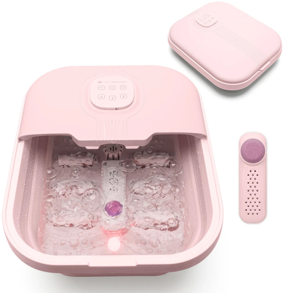 Rio FTBH13-EU-PK/1,3 Deluxe Foldaway Foot Spa Rožinė
