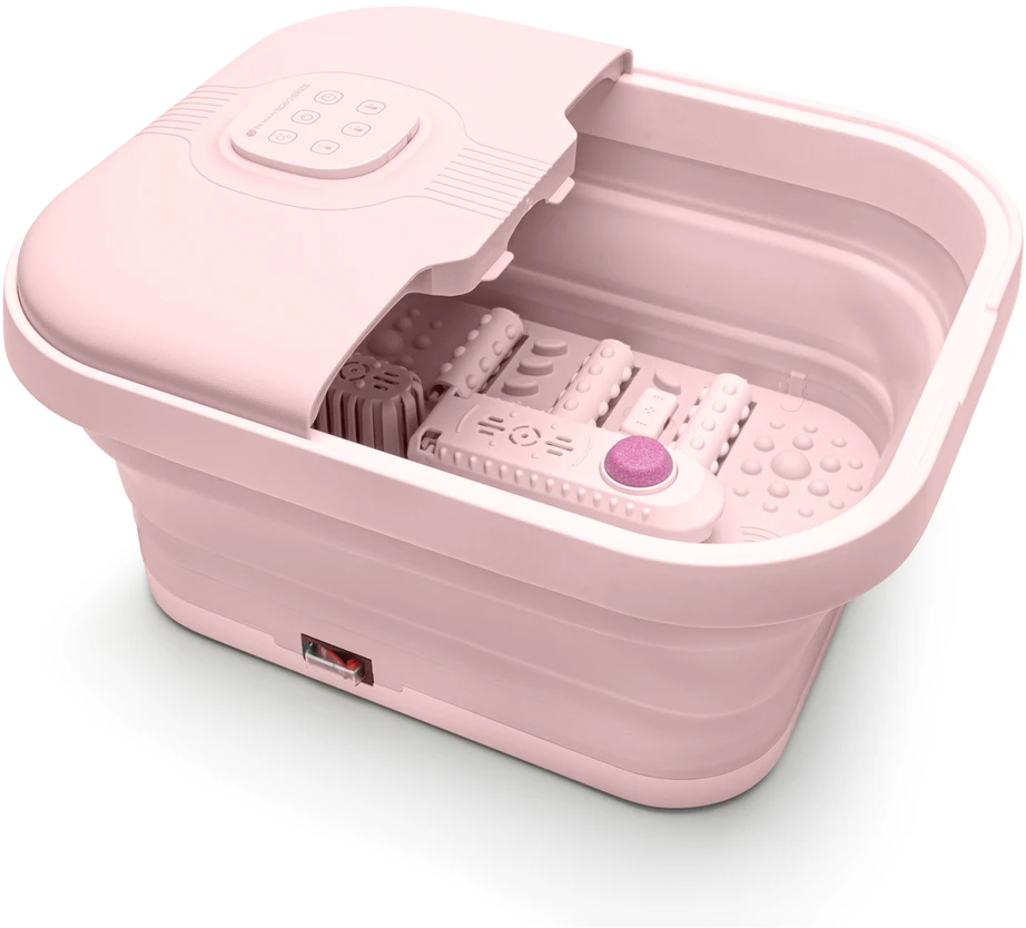 Rio FTBH13-EU-PK/1,3 Deluxe Foldaway Foot Spa Rožinė