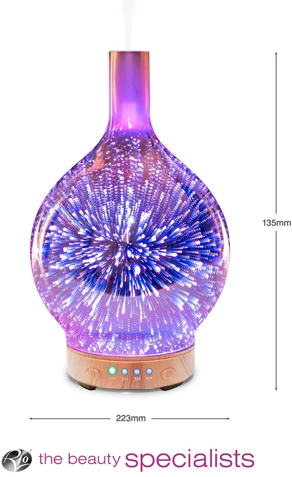 Drėkintuvas Rio DHSP-EU/1,3 ELLA Aroma Difuser, Humidifier & Night Light
