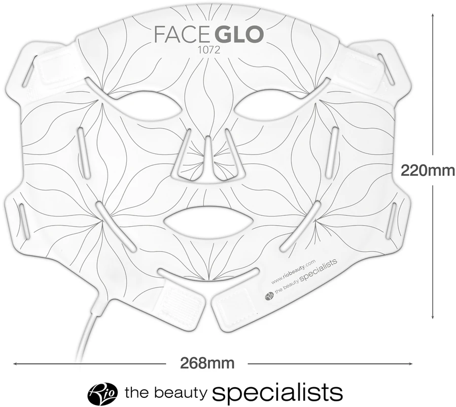Rio Beauty LED veido kaukė FaceGLO 1072