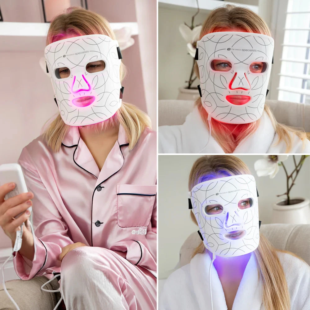 „Rio Beauty“ šviečianti LED veido kaukė