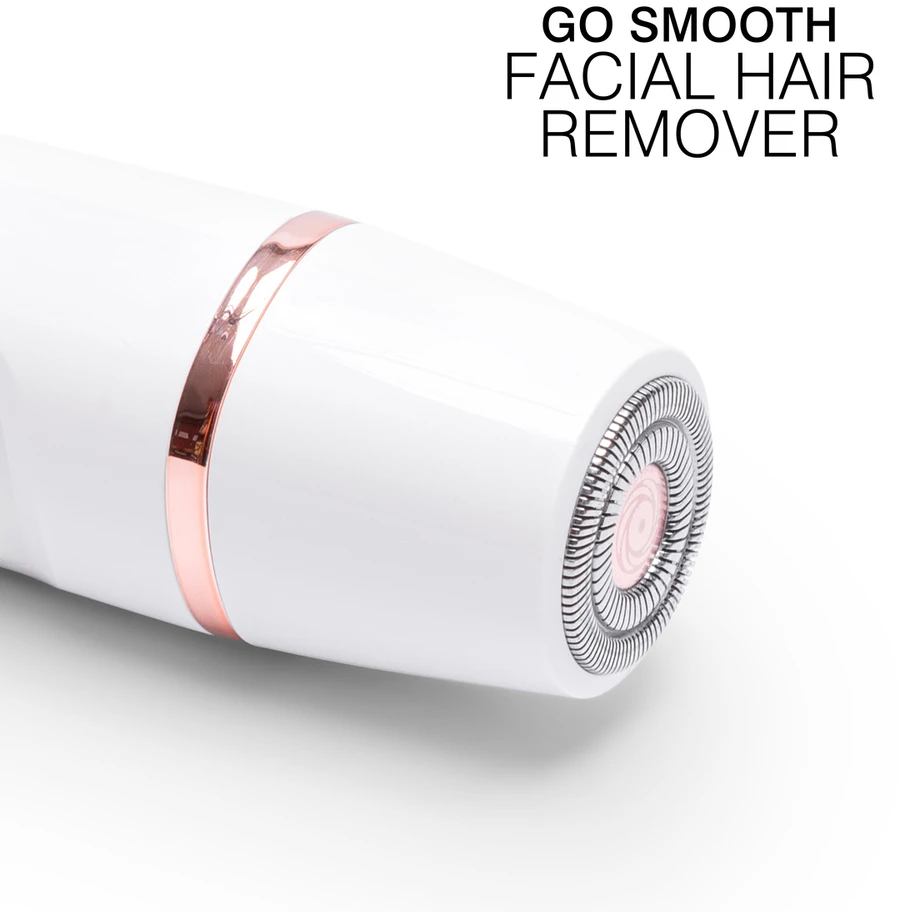 Rio SHTR-EU/1.3 Go Smooth 4-in-1 moteriškas skustuvas ir bikinio zonos kirptuvas, Baltas