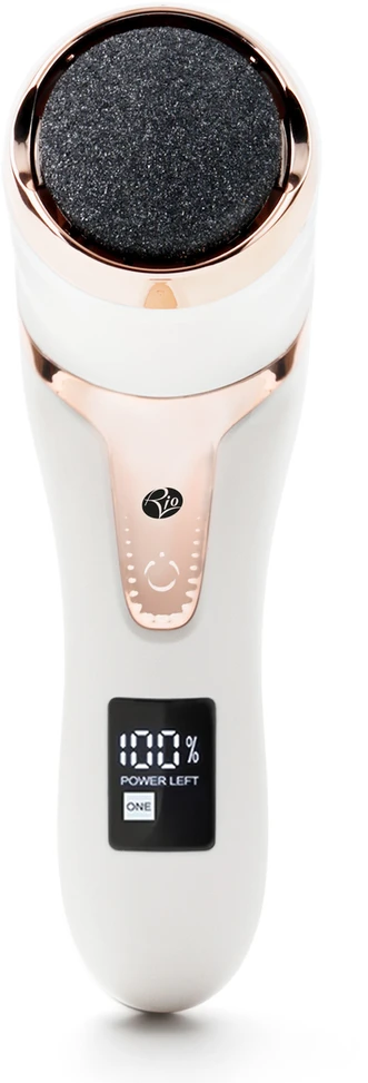 Rio-Beauty Go Smooth electric foot file with vacuum suction kojų nagų priežiūros priemonė Unisex