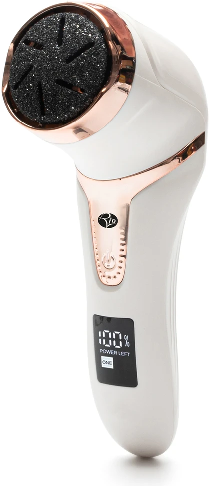 Rio-Beauty Go Smooth electric foot file with vacuum suction kojų nagų priežiūros priemonė Unisex