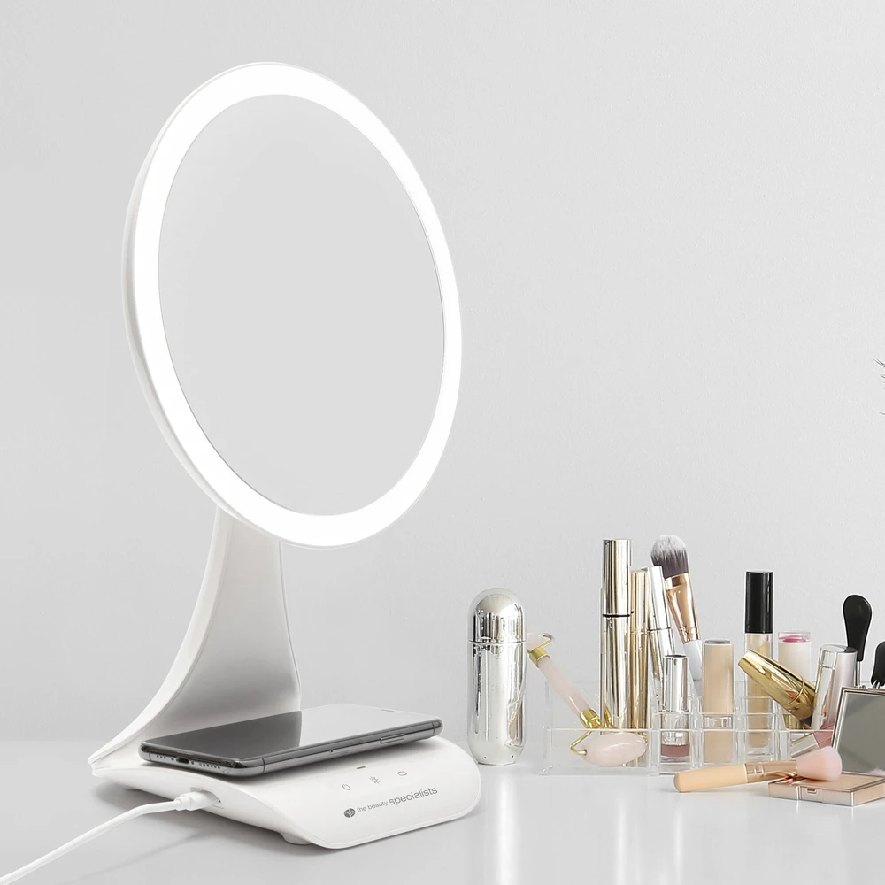 „Rio Beauty“ įkraunamas X5 didinamasis veidrodis su įmontuota įkrovimo stotele