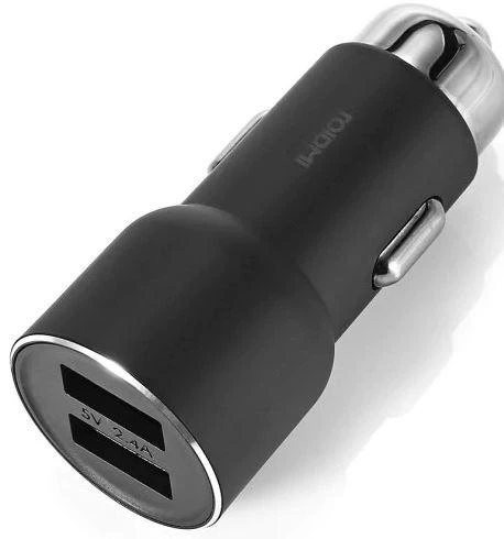 Xiaomi Roidmi 3S USB 2.4A FM moduliatorius - automobilinis įkroviklis, Juodas