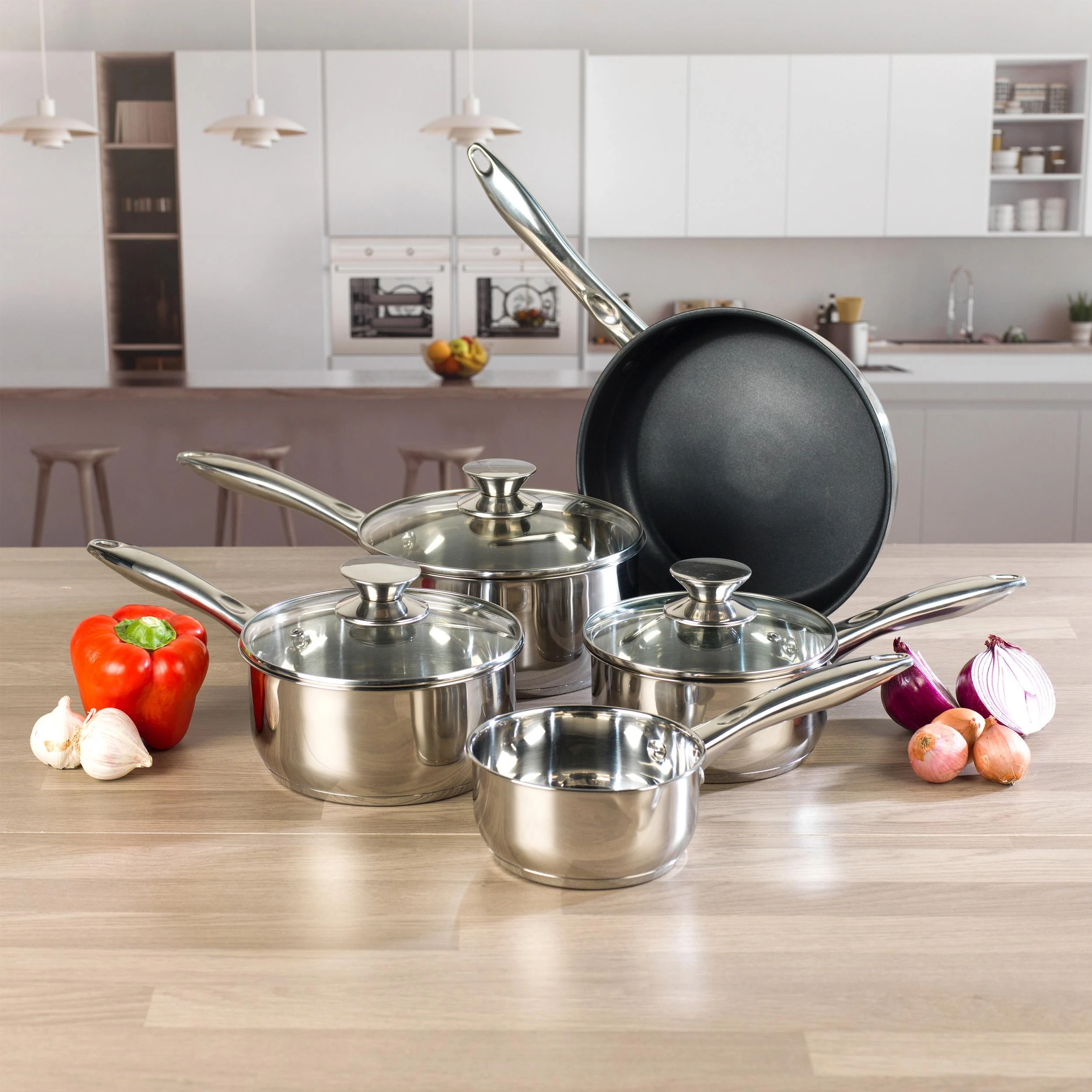 Russell Hobbs BW06572EU72 Classic collection S/S puodų rinkinys 5vnt