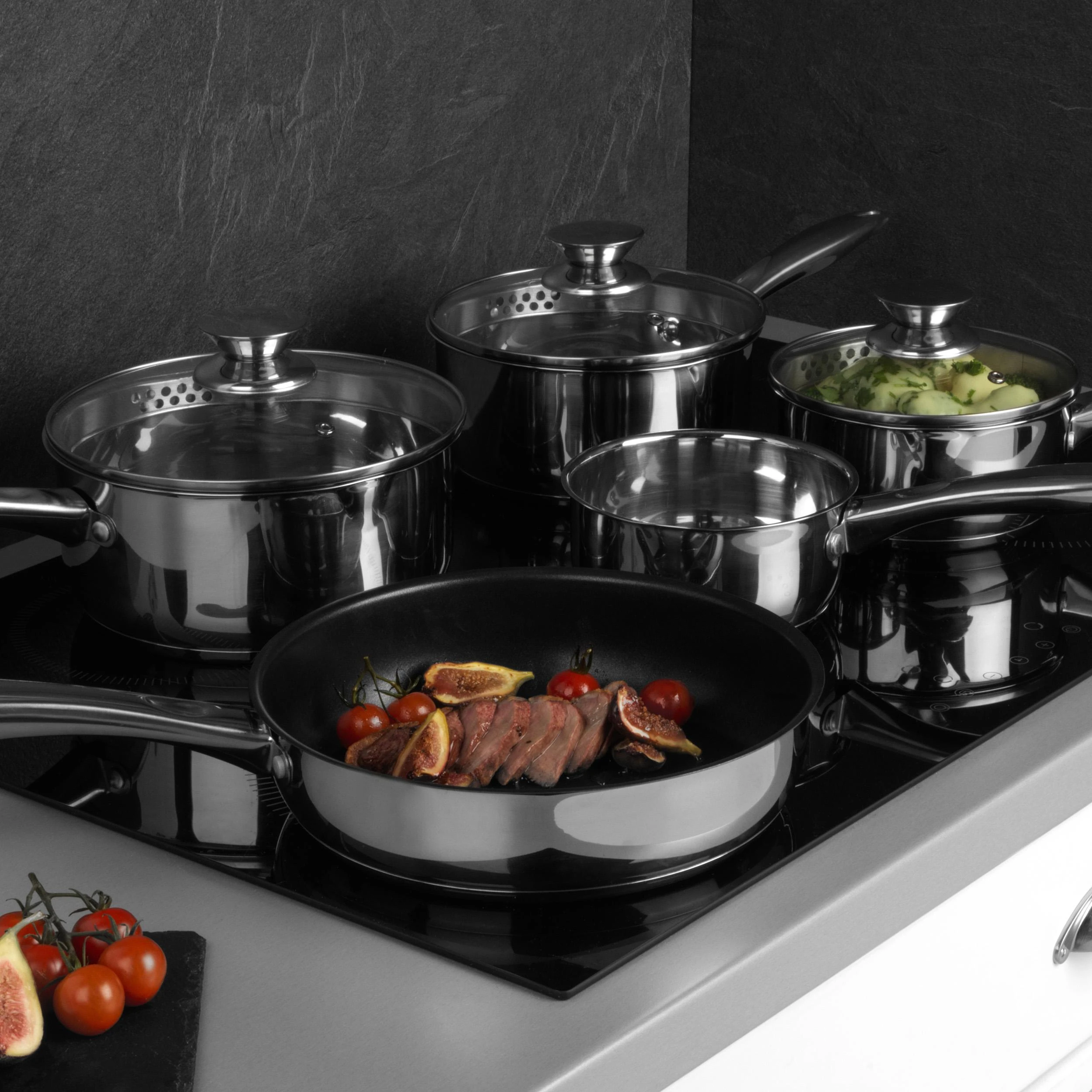 Russell Hobbs BW06572EU72 Classic collection S/S puodų rinkinys 5vnt