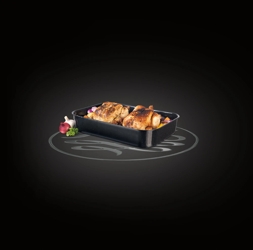 Russell Hobbs CW114312 VIT Enamel 42cm Deep Roaster
