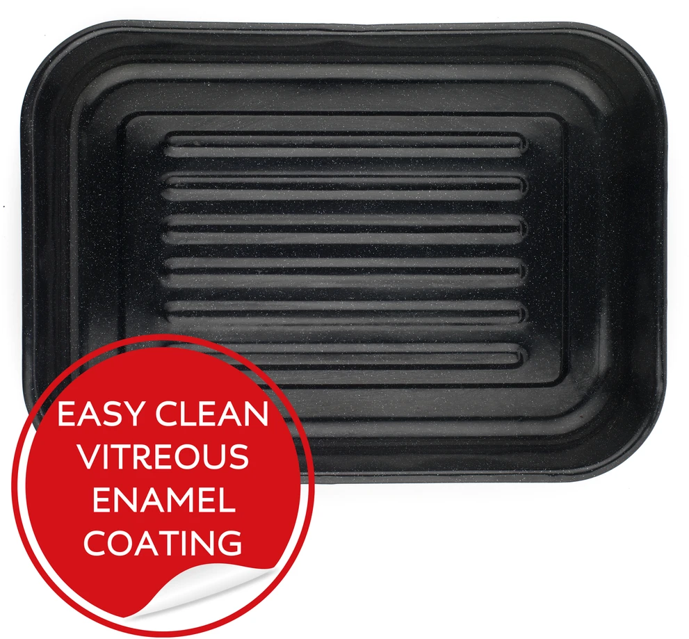 Russell Hobbs CW114312 VIT Enamel 42cm Deep Roaster