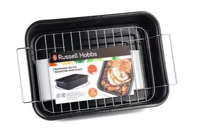Russell Hobbs CW91612EU7 emaliuota 34 cm keptuvė su grotelėmis