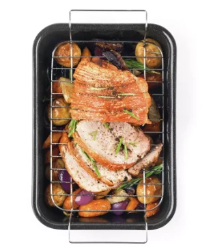 Russell Hobbs CW91612EU7 emaliuota 34 cm keptuvė su grotelėmis