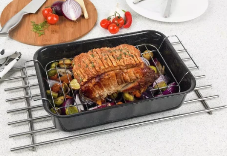Russell Hobbs CW91612EU7 emaliuota 34 cm keptuvė su grotelėmis
