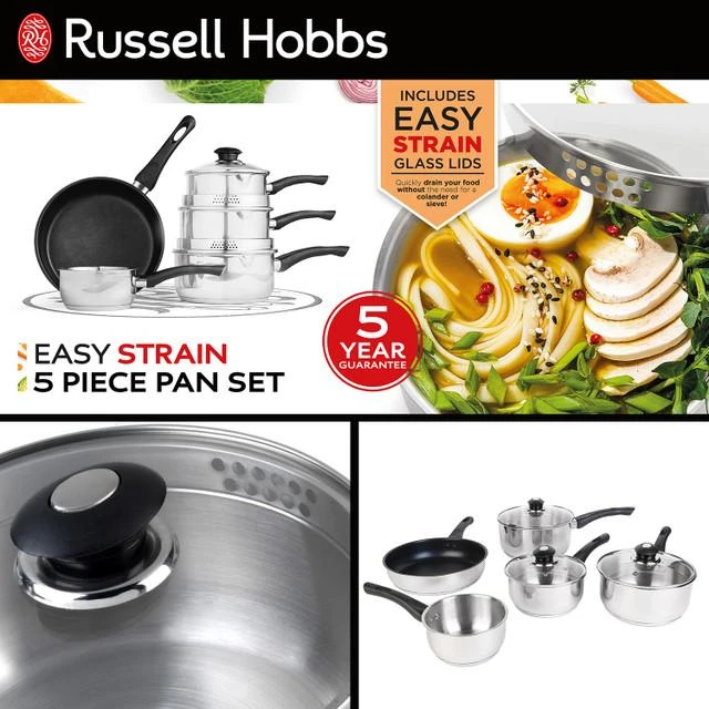 Russell Hobbs RH00543EU7 kavos virimo indų rinkinys, 5 vnt.