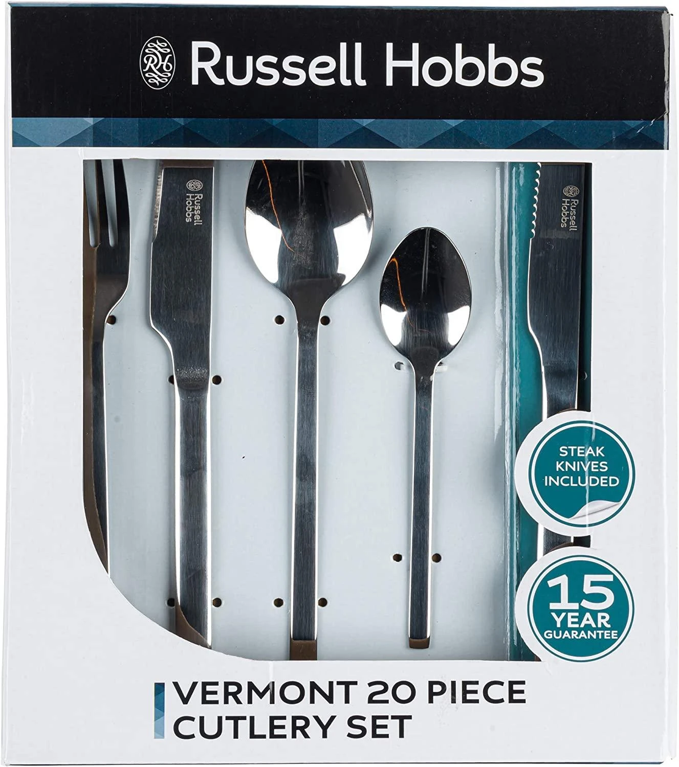 Russell Hobbs RH00855EU Vermont stalo įrankių rinkinys 20vnt Multi ling