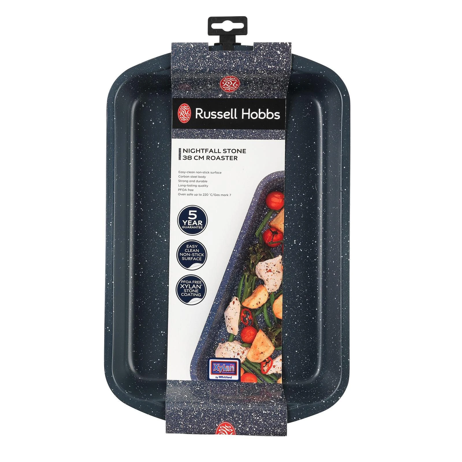Russell Hobbs RH009992EU7 akmeninė keptuvė „Nightfall“, 38 cm