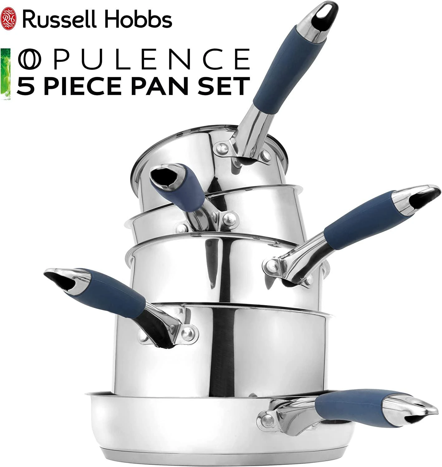 Russell Hobbs RH01179EU Opulence puodų rinkinys 5pcs mėlynas