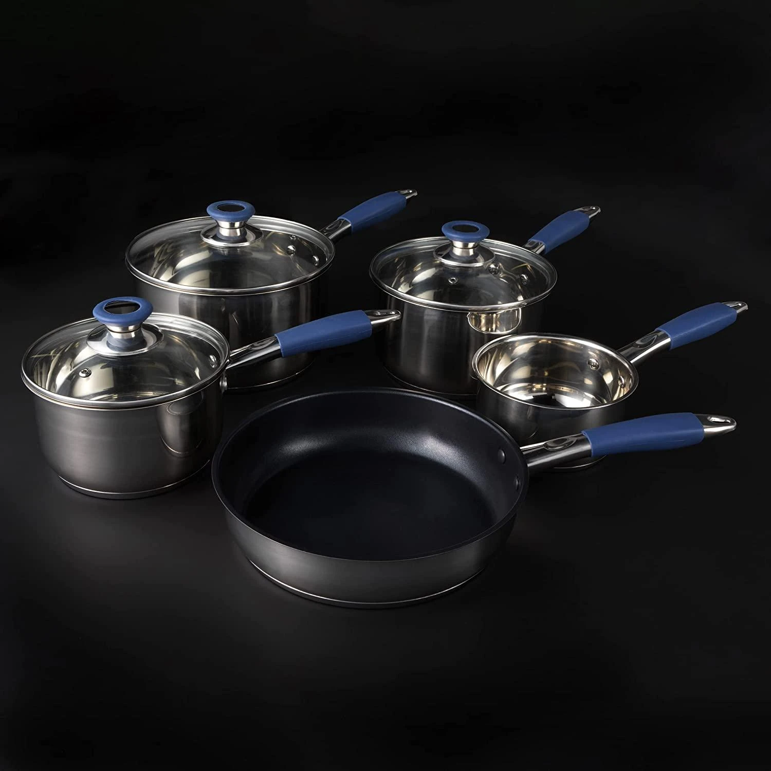Russell Hobbs RH01179EU Opulence puodų rinkinys 5pcs mėlynas