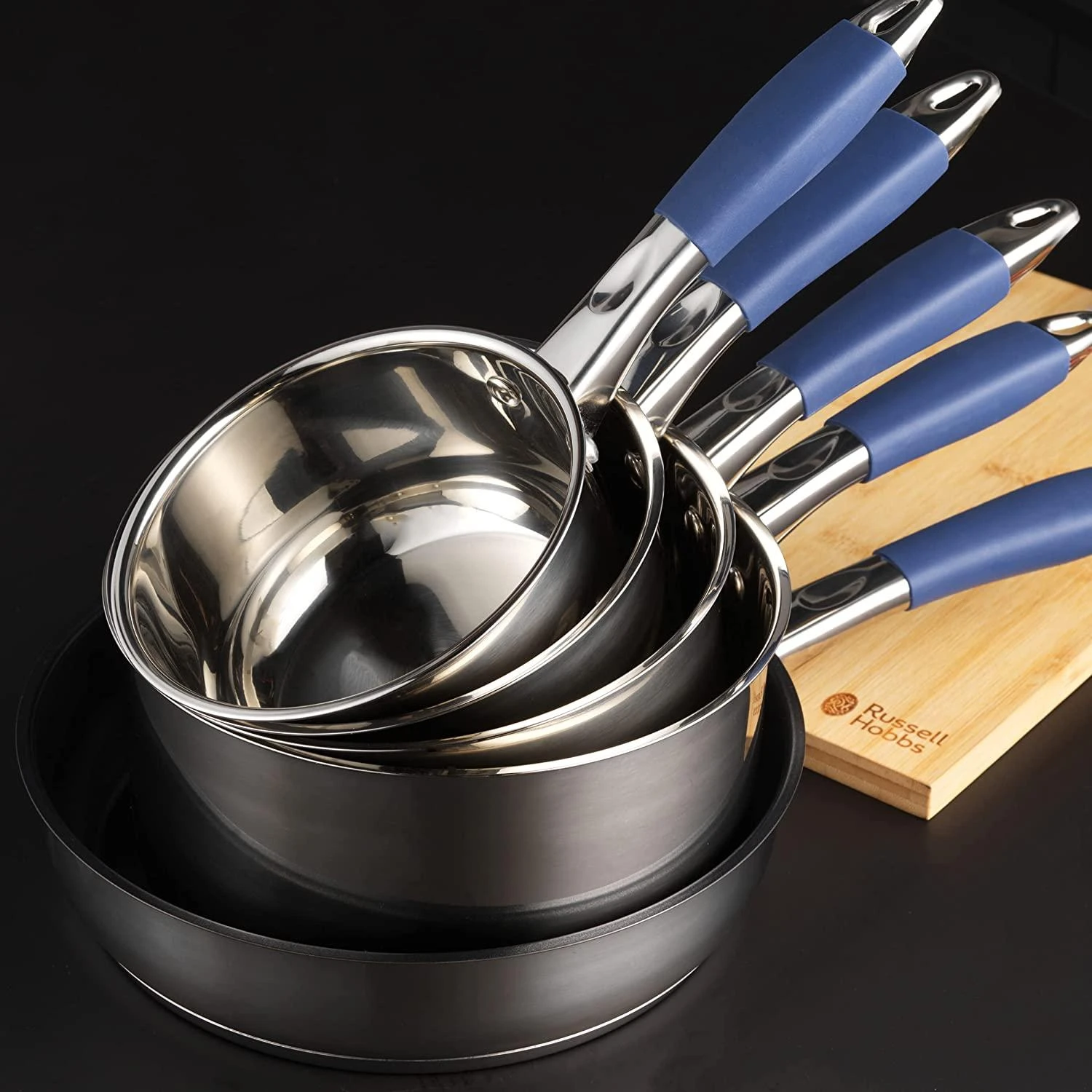 Russell Hobbs RH01179EU Opulence puodų rinkinys 5pcs mėlynas
