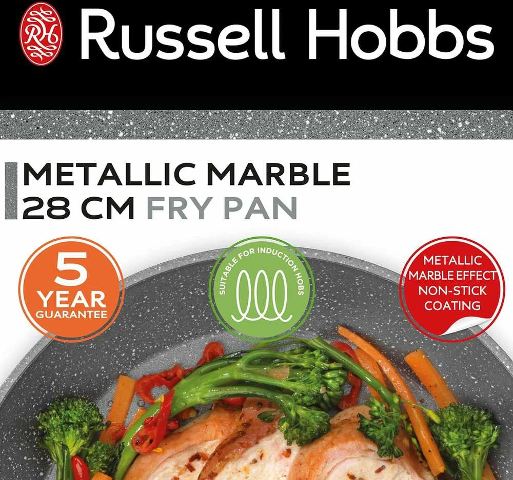 Russell Hobbs RH028001EU7 metalinio marmuro keptuvė, 28 cm