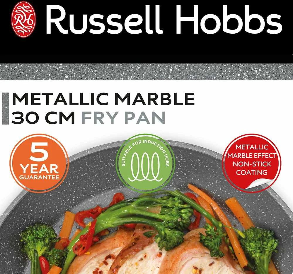 Russell Hobbs RH028011EU7 metalinė marmurinė keptuvė 30 cm