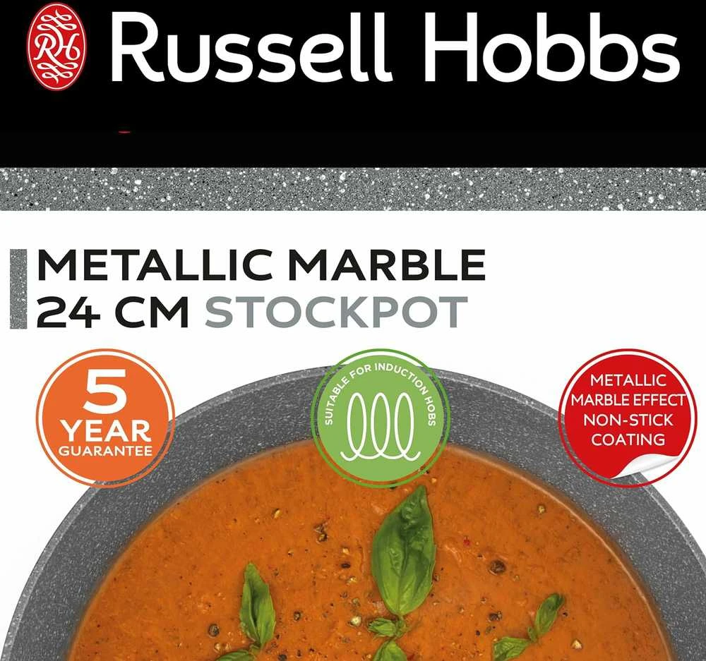 Russell Hobbs RH02809EU7 metalinio marmuro puodas 24 cm