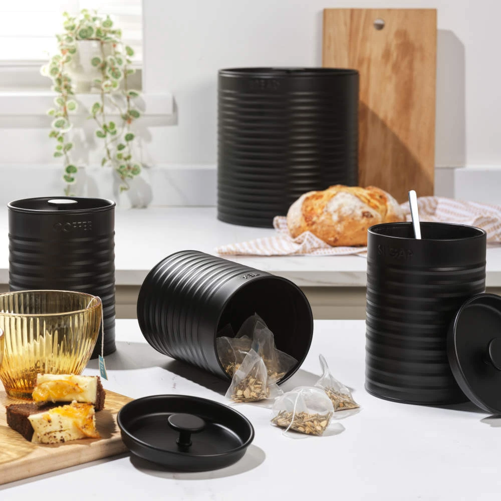 Russell Hobbs RH03270 Liniera 4-Piece Countertop Set, Juodas