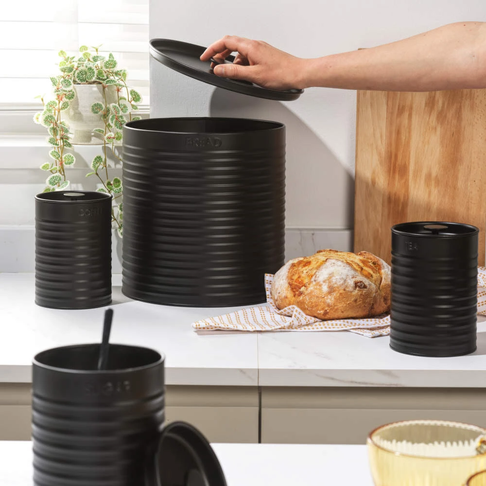 Russell Hobbs RH03270 Liniera 4-Piece Countertop Set, Juodas