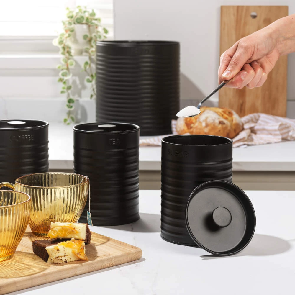 Russell Hobbs RH03270 Liniera 4-Piece Countertop Set, Juodas