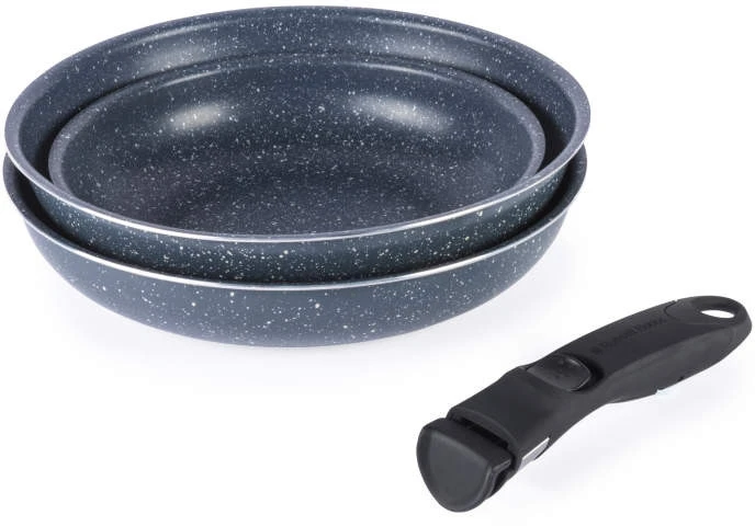 Russell Hobbs RH03296 Nightfall Stone 4 dalių Smart Clip keptuvių rinkinys