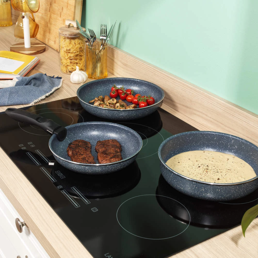 Russell Hobbs RH03297 „Nightfall Stone“ 4 dalių išmaniųjų keptuvių rinkinys