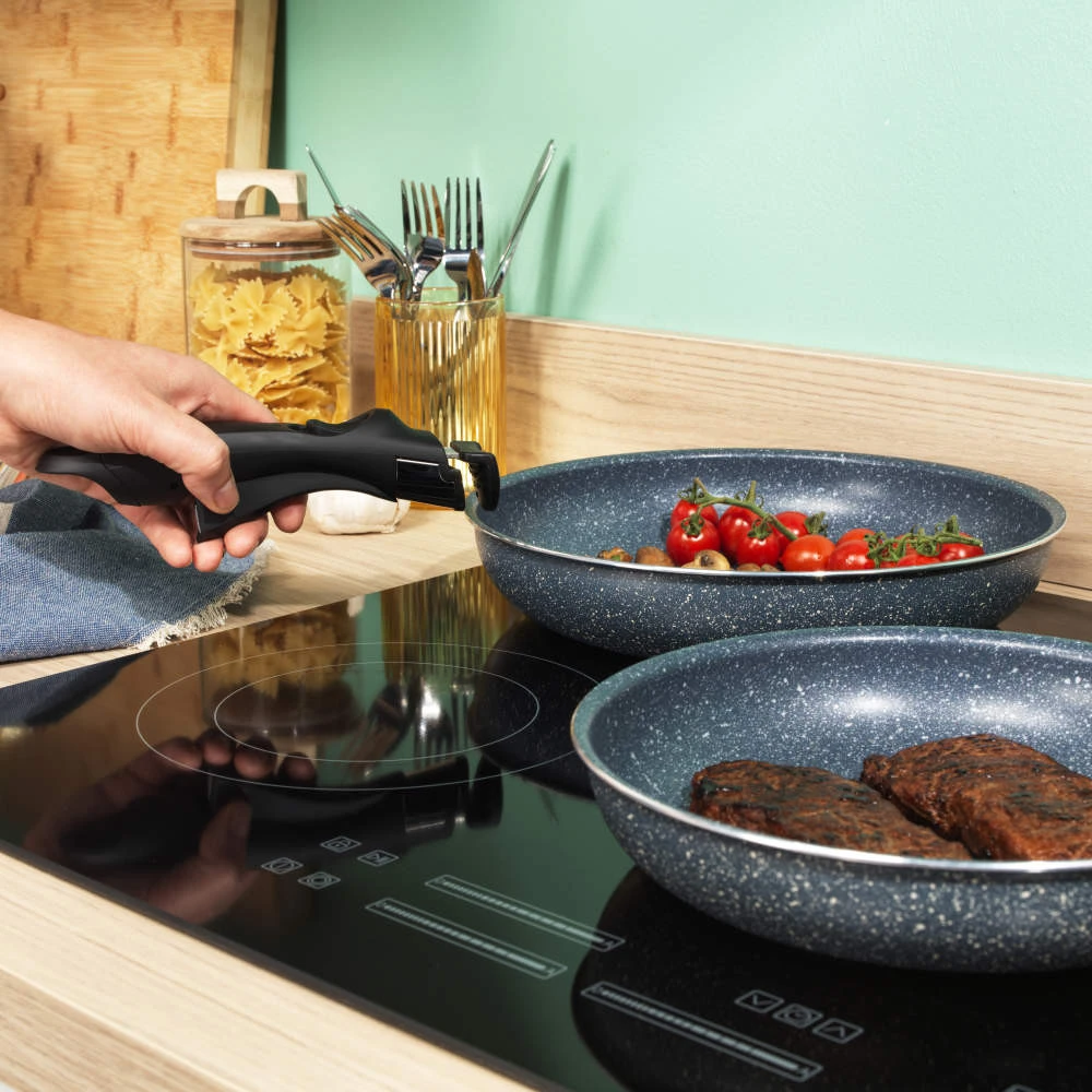 Russell Hobbs RH03297 „Nightfall Stone“ 4 dalių išmaniųjų keptuvių rinkinys
