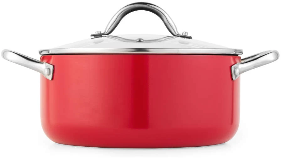Russell Hobbs RH03821 Riviera 4 dalių keptuvių rinkinys, Raudona