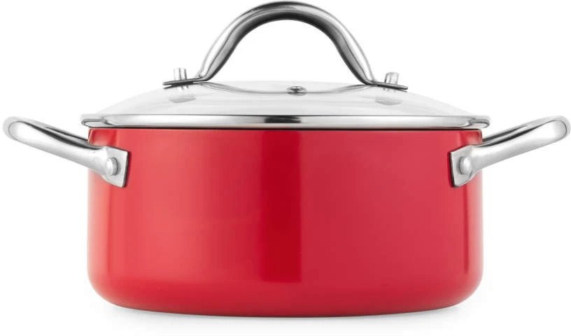 Russell Hobbs RH03821 Riviera 4 dalių keptuvių rinkinys, Raudona