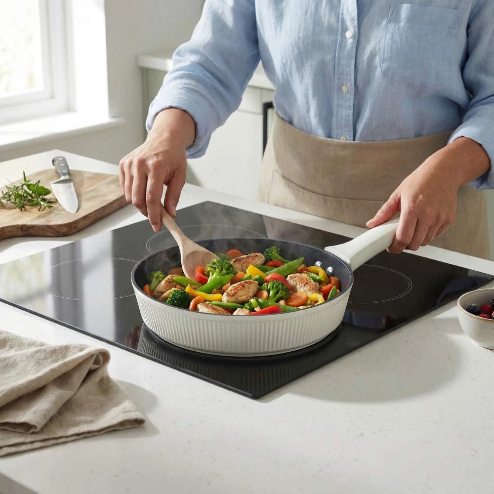 Russell Hobbs RH03862C Cote 28 cm Fry Pan, Kreminis