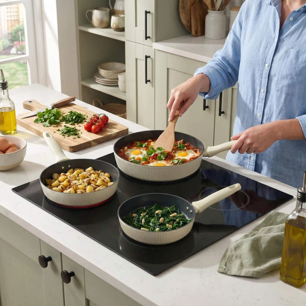 Russell Hobbs RH03862C Cote 28 cm Fry Pan, Kreminis