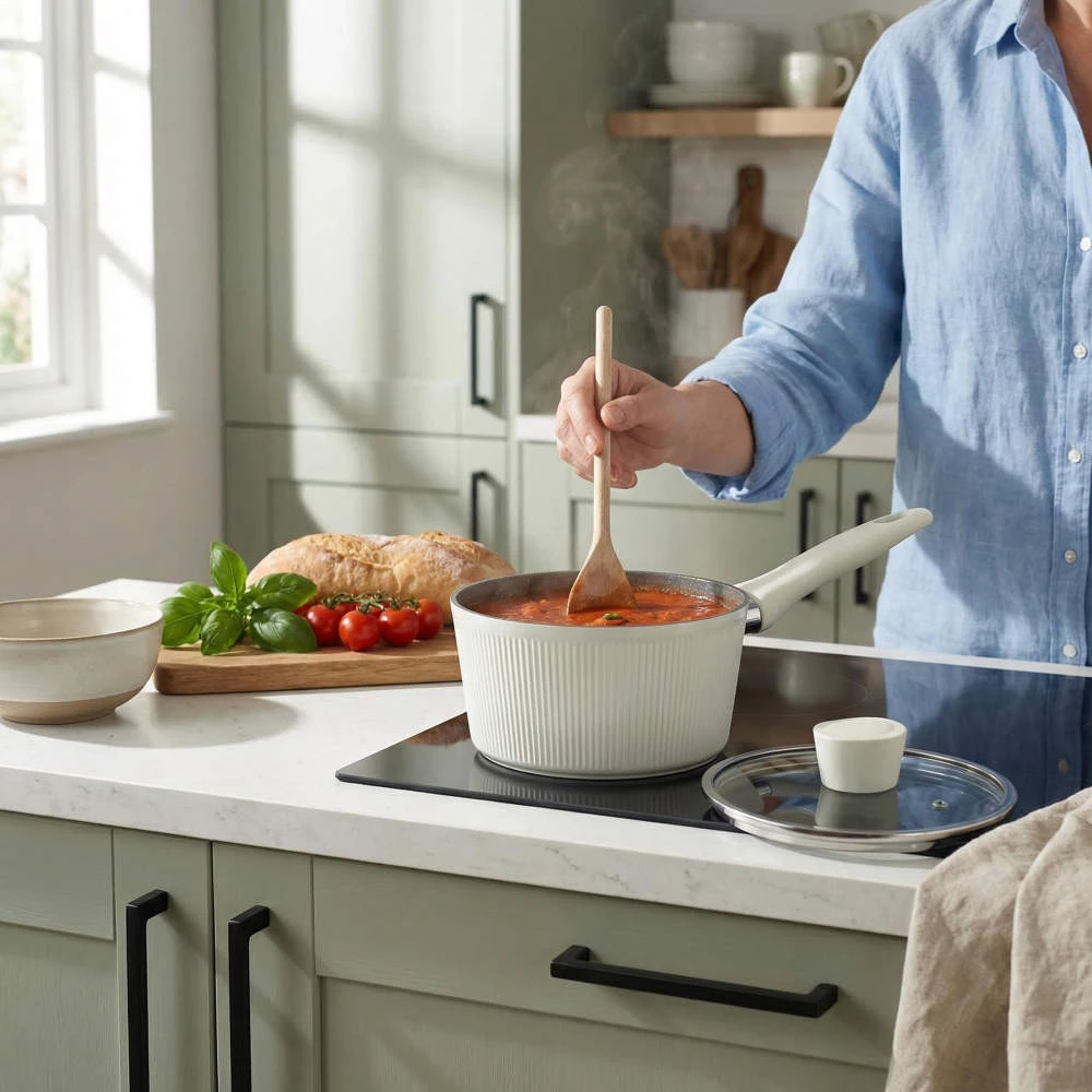 Russell Hobbs RH03868C Cote 20 cm Saucepan, Kreminis