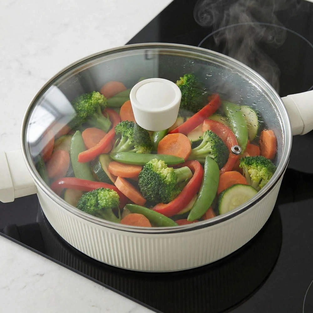 Russell Hobbs RH03871C Cote 28 cm Saute Pan, Kreminis
