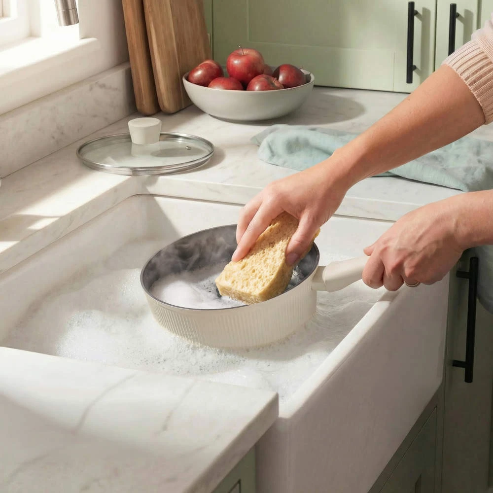 Russell Hobbs RH03871C Cote 28 cm Saute Pan, Kreminis