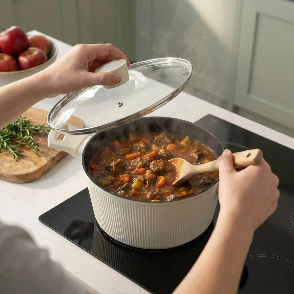 Russell Hobbs RH03877C Cote 24 cm Stockpot, Kreminis
