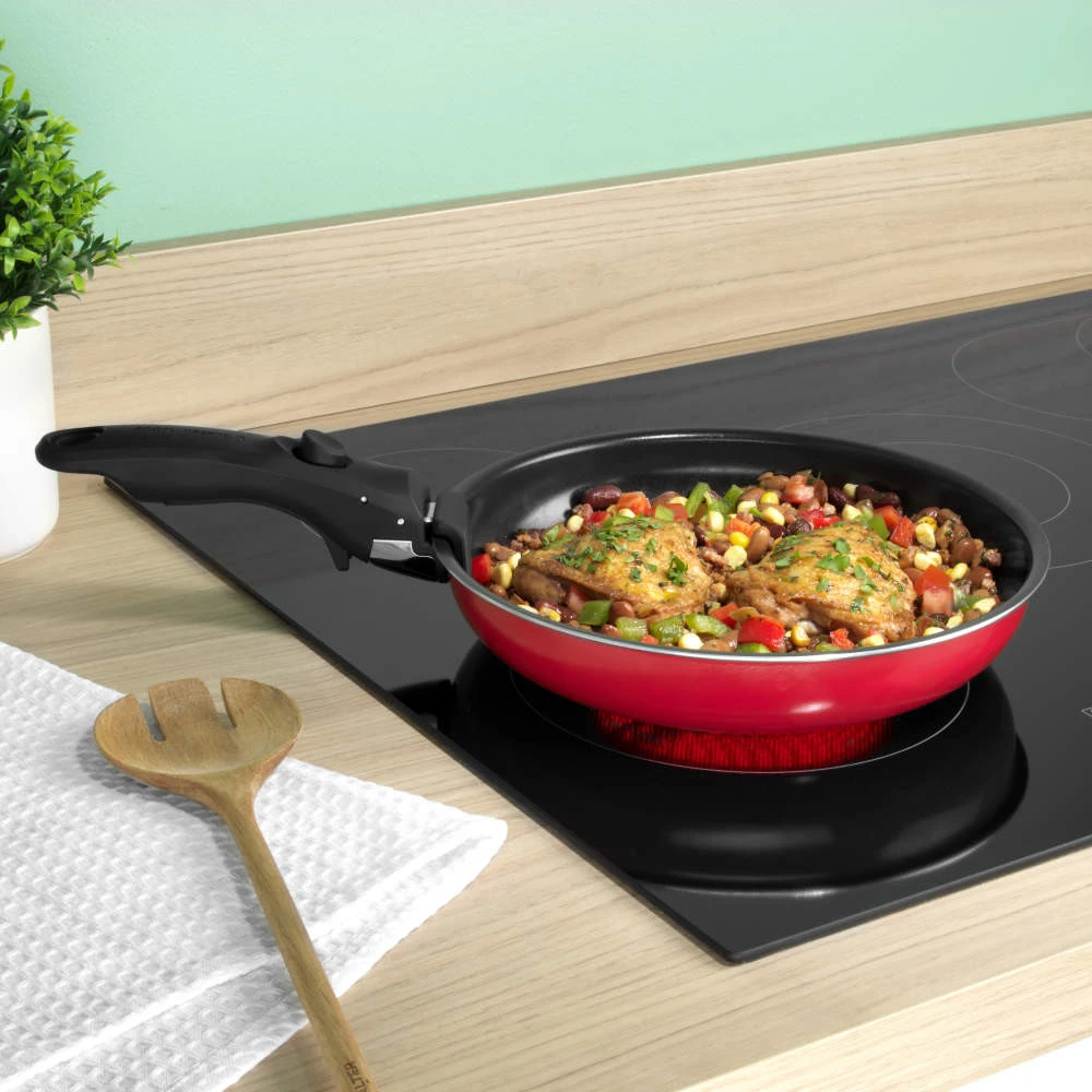 Russell Hobbs RH03995 Riviera 4 dalių keptuvių rinkinys su išmaniuoju spaustuku