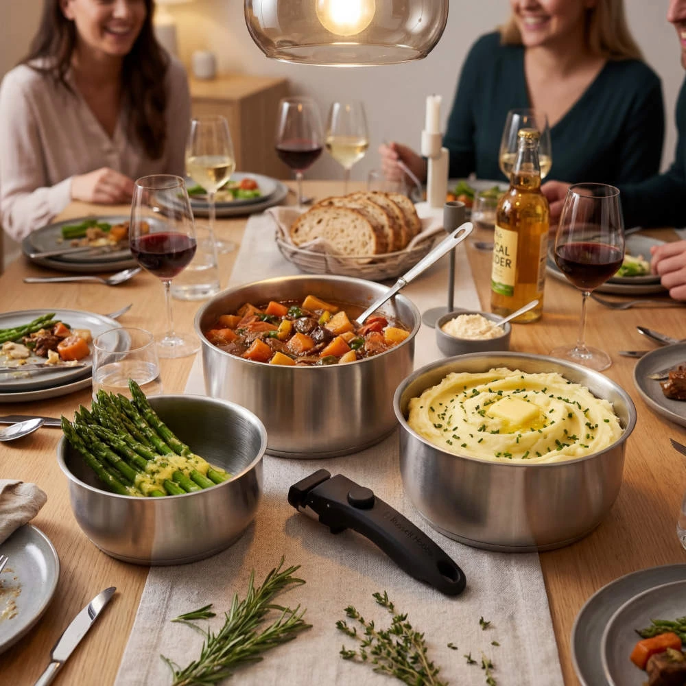 Russell Hobbs RH04034 nerūdijančio plieno 4 dalių „Smart Clip“ pritaisytuvas