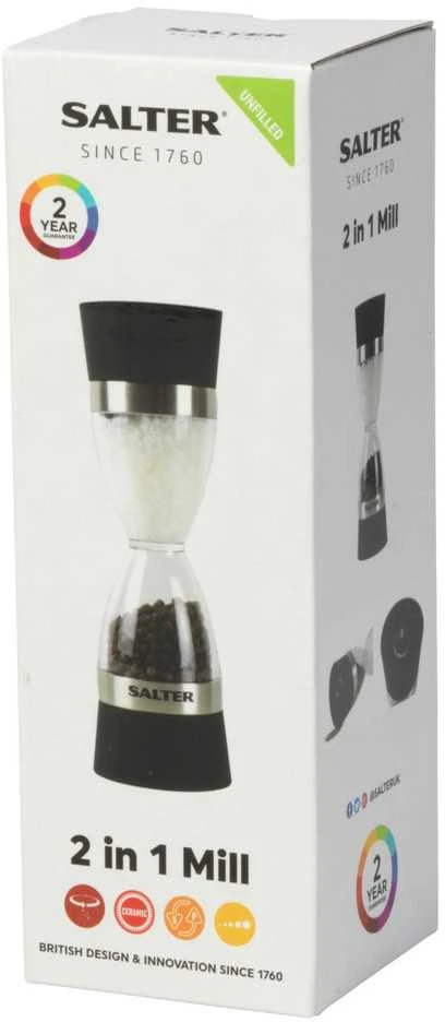 Salter 7611 BKXRUP2 2 viename mechaninis malūnas