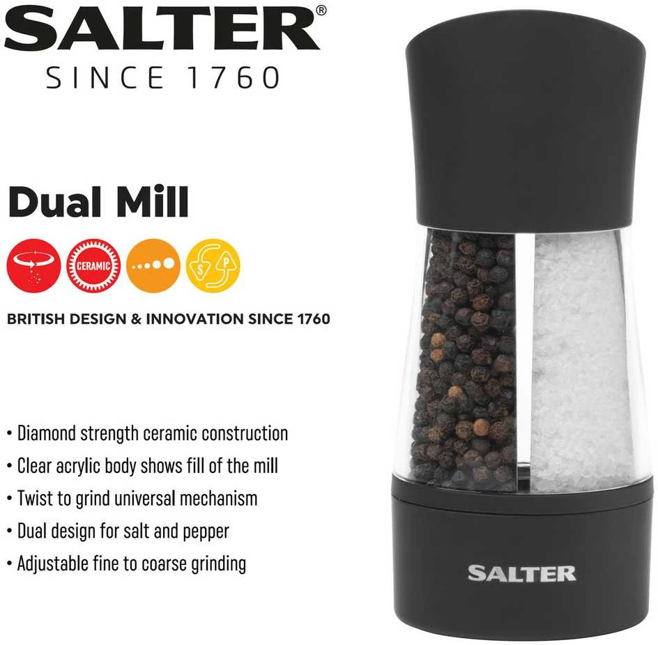 Salter 7612 BKXRAUP dvigubas mechaninis malūnas