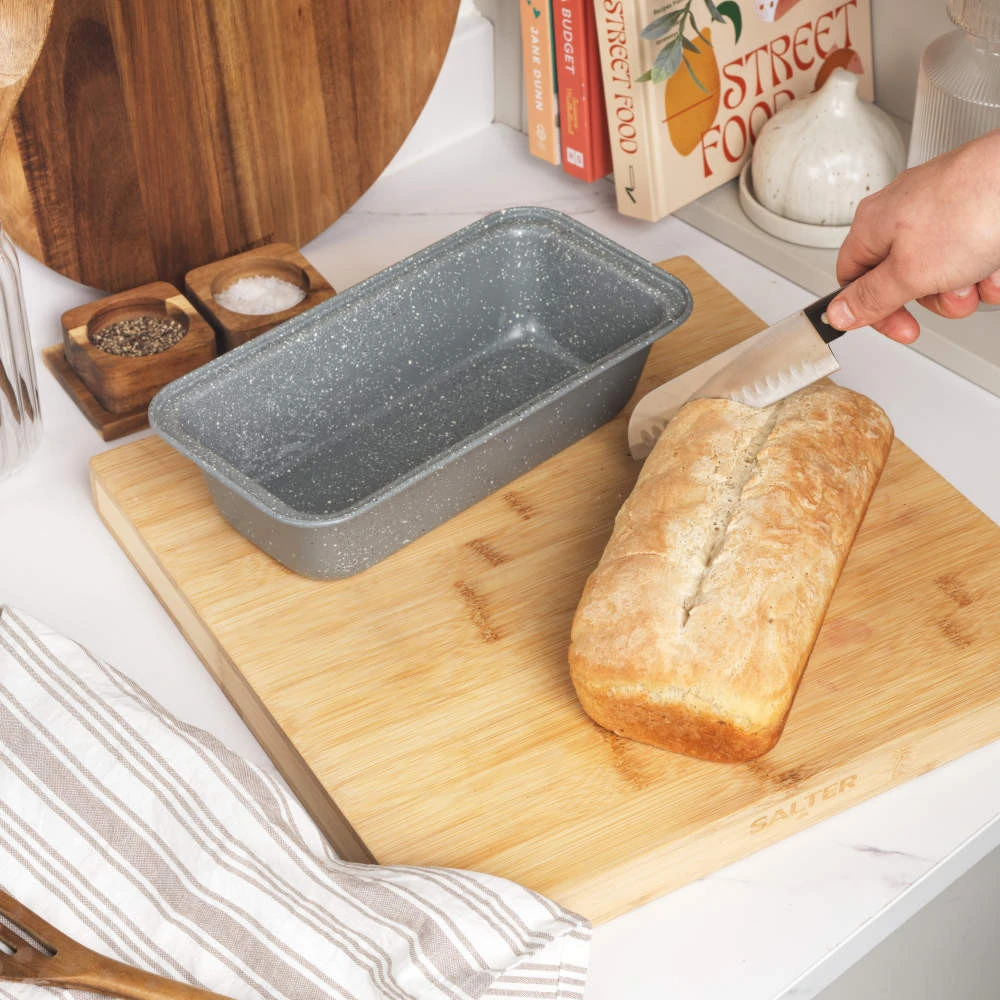 Salter BW02776G3EU7 Marblestone 27cm Loaf Pan