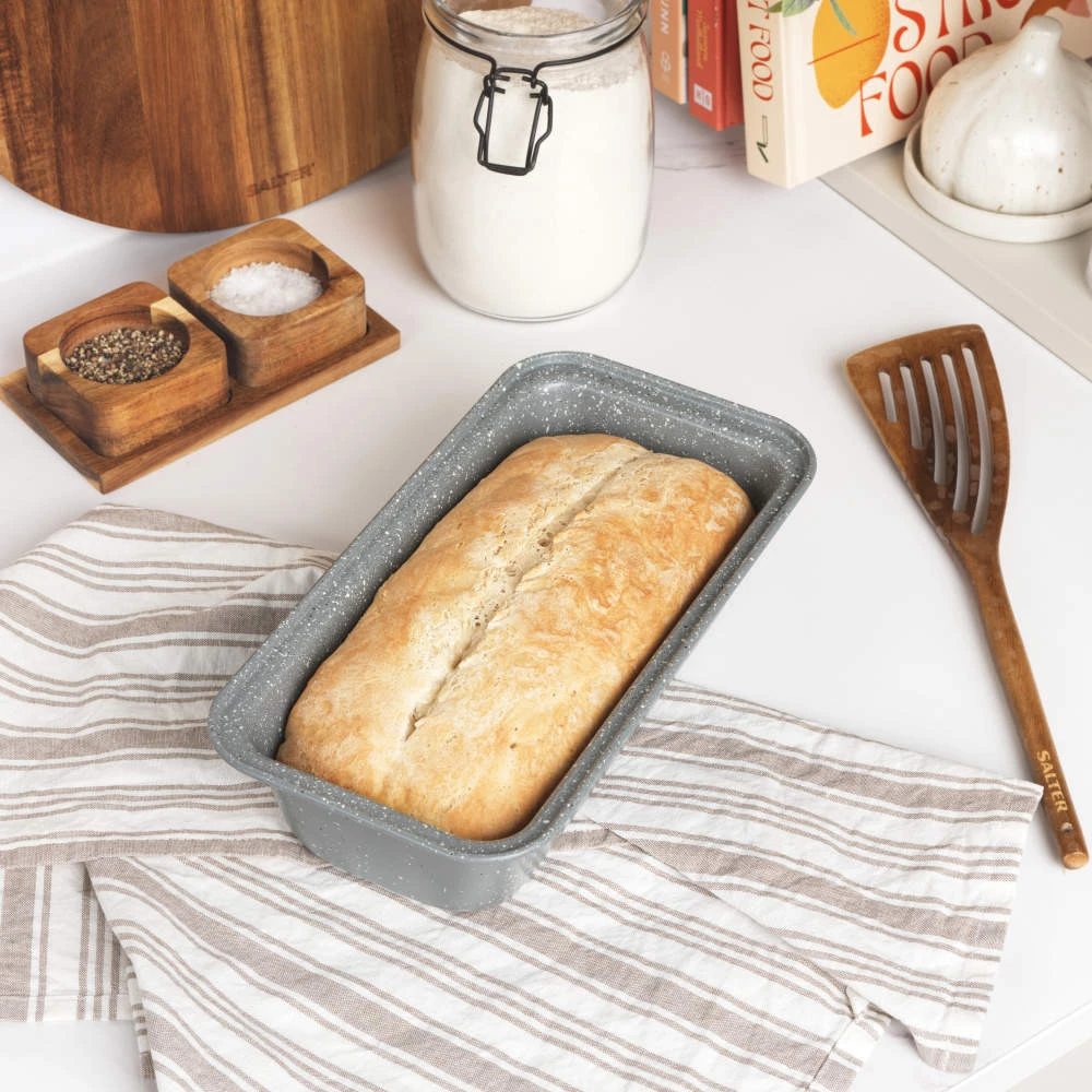 Salter BW02776G3EU7 Marblestone 27cm Loaf Pan